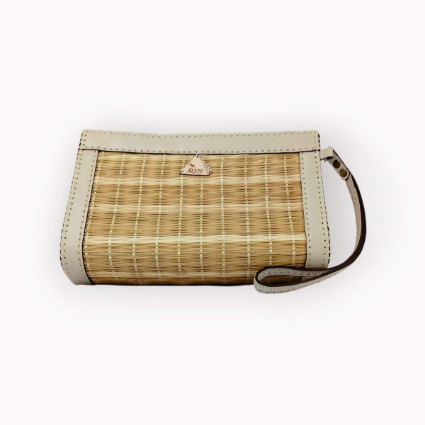 handmade leather clutch