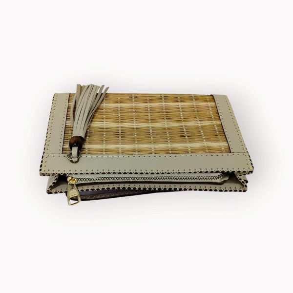 handmade leather clutch