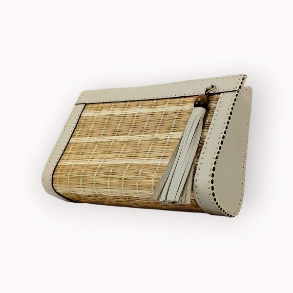 handmade leather clutch