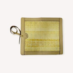 Leather x Papyrus Clutch