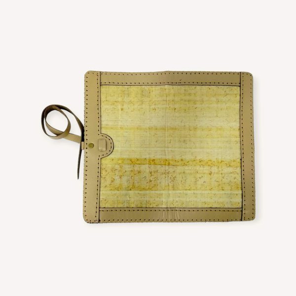 Leather x Papyrus Clutch