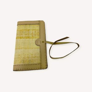 Leather x Papyrus Clutch