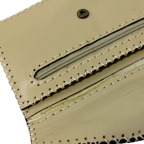 Leather x Papyrus Clutch