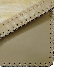 Leather x Papyrus Clutch