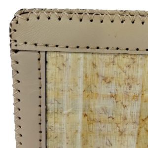 Leather x Papyrus Clutch