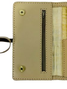 Leather x Papyrus Clutch