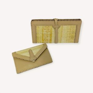 Leather x Papyrus Clutch