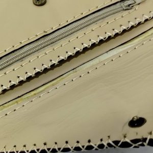 Leather x Papyrus Clutch