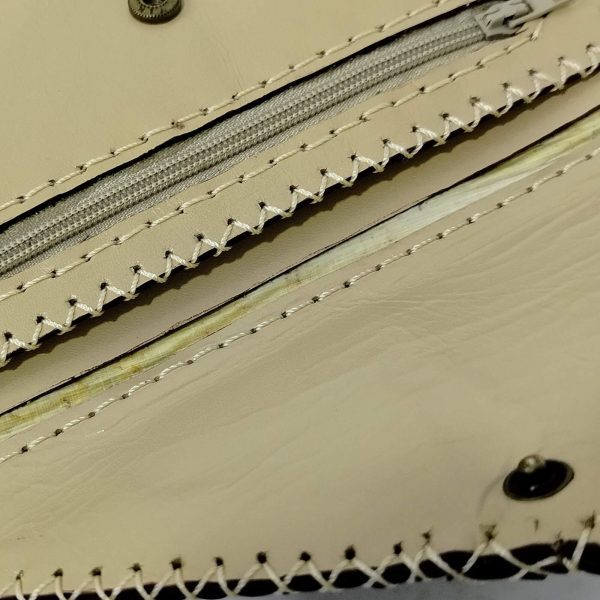 Leather x Papyrus Clutch