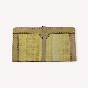 Leather x Papyrus Clutch