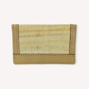 Leather x Papyrus Clutch