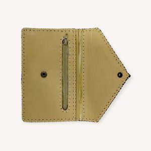 Leather x Papyrus Clutch