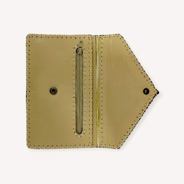 Leather x Papyrus Clutch