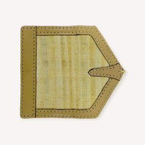 Leather x Papyrus Clutch