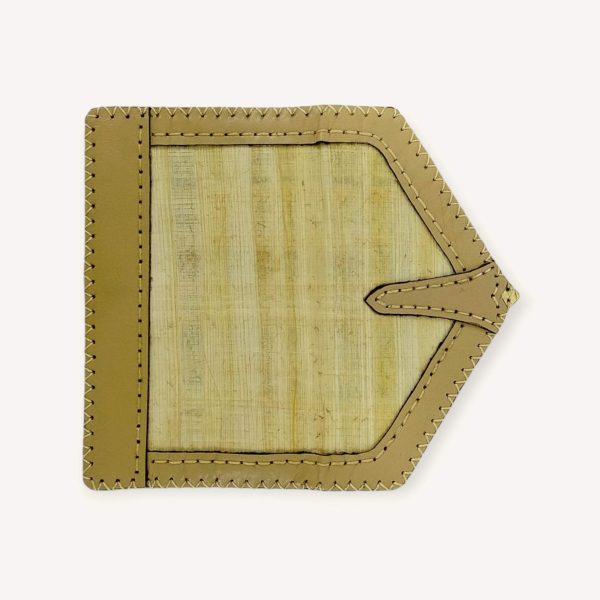 Leather x Papyrus Clutch