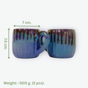 Medium Ceramic Coffee Mug Set