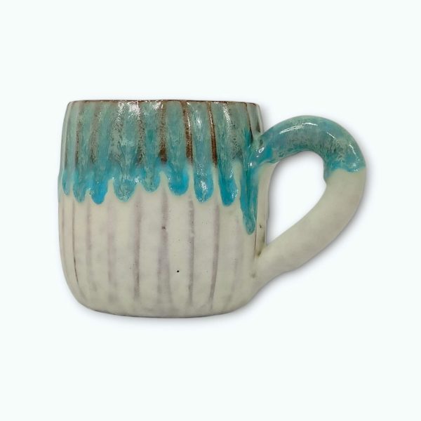 Medium Pottery Coffee Mug Pair