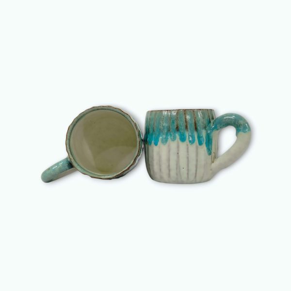 Medium Pottery Coffee Mug Pair