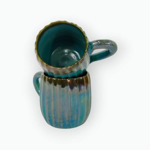 Medium Pottery Coffee Mug Pair