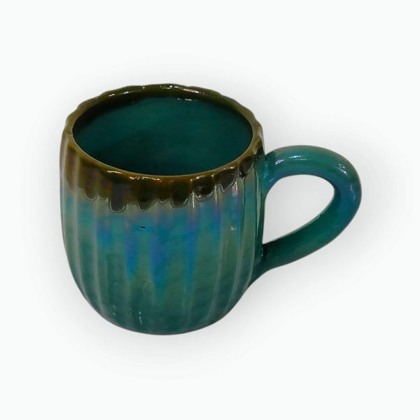 Medium Pottery Coffee Mug Pair