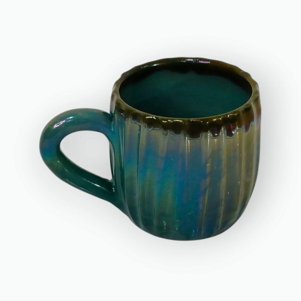 Medium Pottery Coffee Mug Pair