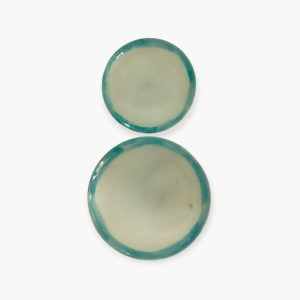 Turquoise Pottery Serving Plates