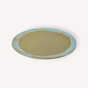 Turquoise Pottery Serving Plates