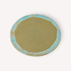 Turquoise Pottery Serving Plates