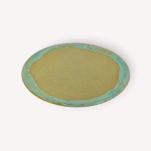 Turquoise Pottery Serving Plates