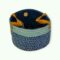 Basket with Leather Handles