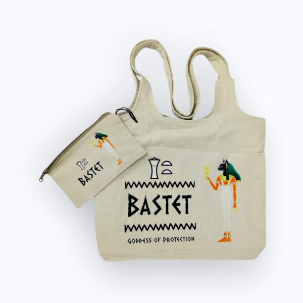 Bastet tote bag