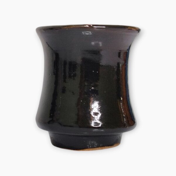 Black Pottery Coffee Set