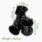 Black Pottery Coffee Set