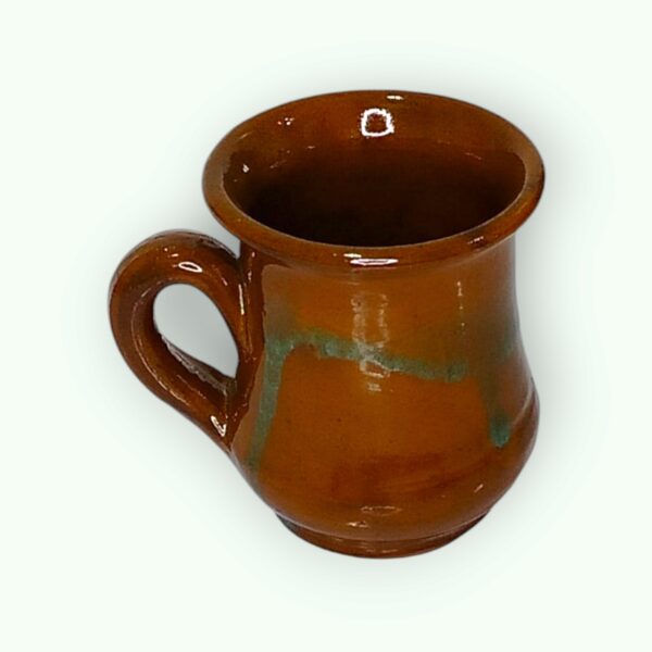 Brown Turquoise Glazed Mug