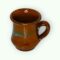 Brown Turquoise Glazed Mug