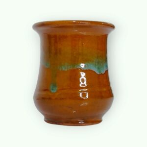 Brown Turquoise Glazed Mug