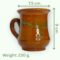 Brown Turquoise Glazed Mug