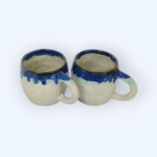 Ceramic Coffee Mug Set with tray