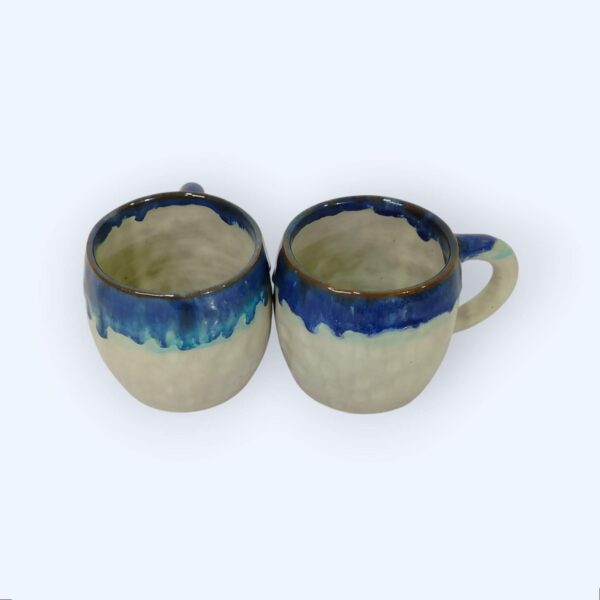 Ceramic Coffee Mug Set with tray