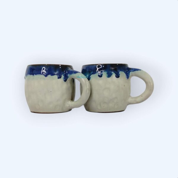 Ceramic Coffee Mug Set with tray