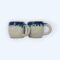 Ceramic Coffee Mug Set with tray