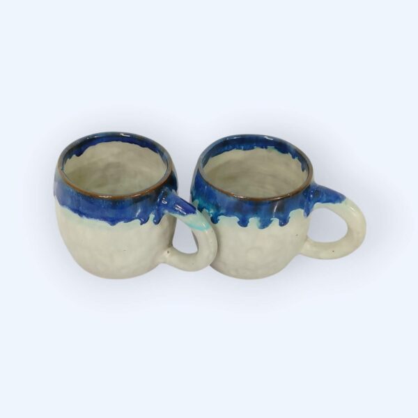 Ceramic Coffee Mug Set with tray