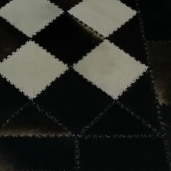 Checkerboard Cowhide Rug
