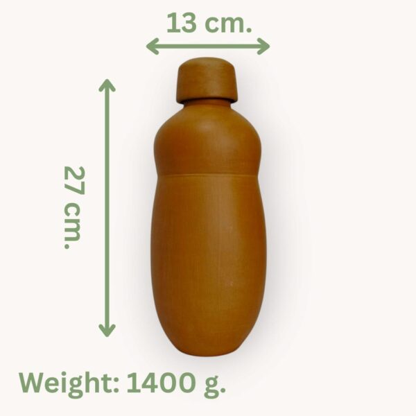 Clay Water Bottle (2) Clay Water Bottle