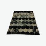 Cowhide Hexagon Patchwork