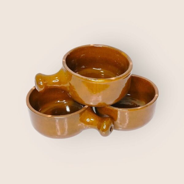 Glazed Pottery Soup Bowls (10) Glazed Pottery Soup Bowls