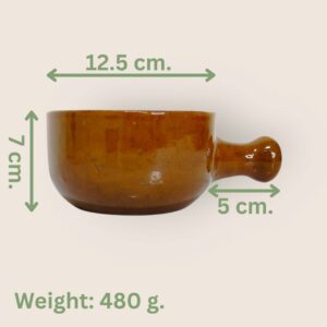 Glazed Pottery Soup Bowls
