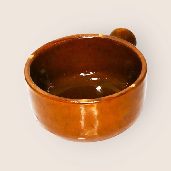 Glazed Pottery Soup Bowls (6) Glazed Pottery Soup Bowls