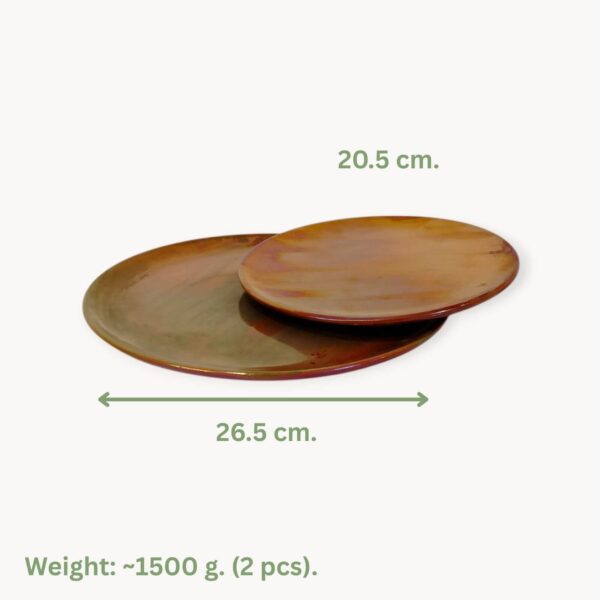Golden Glazed Ceramic Dinnerware
