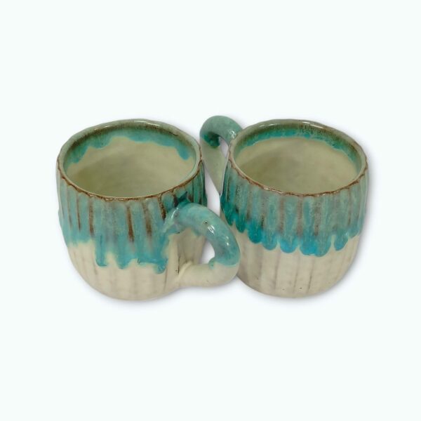 Medium Pottery Coffee Mug Pair 01 (5) Medium Pottery Coffee Mug Pair